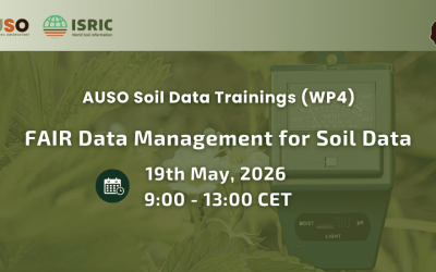 AUSO Announces Online Training on FAIR Data Management for Soil Data